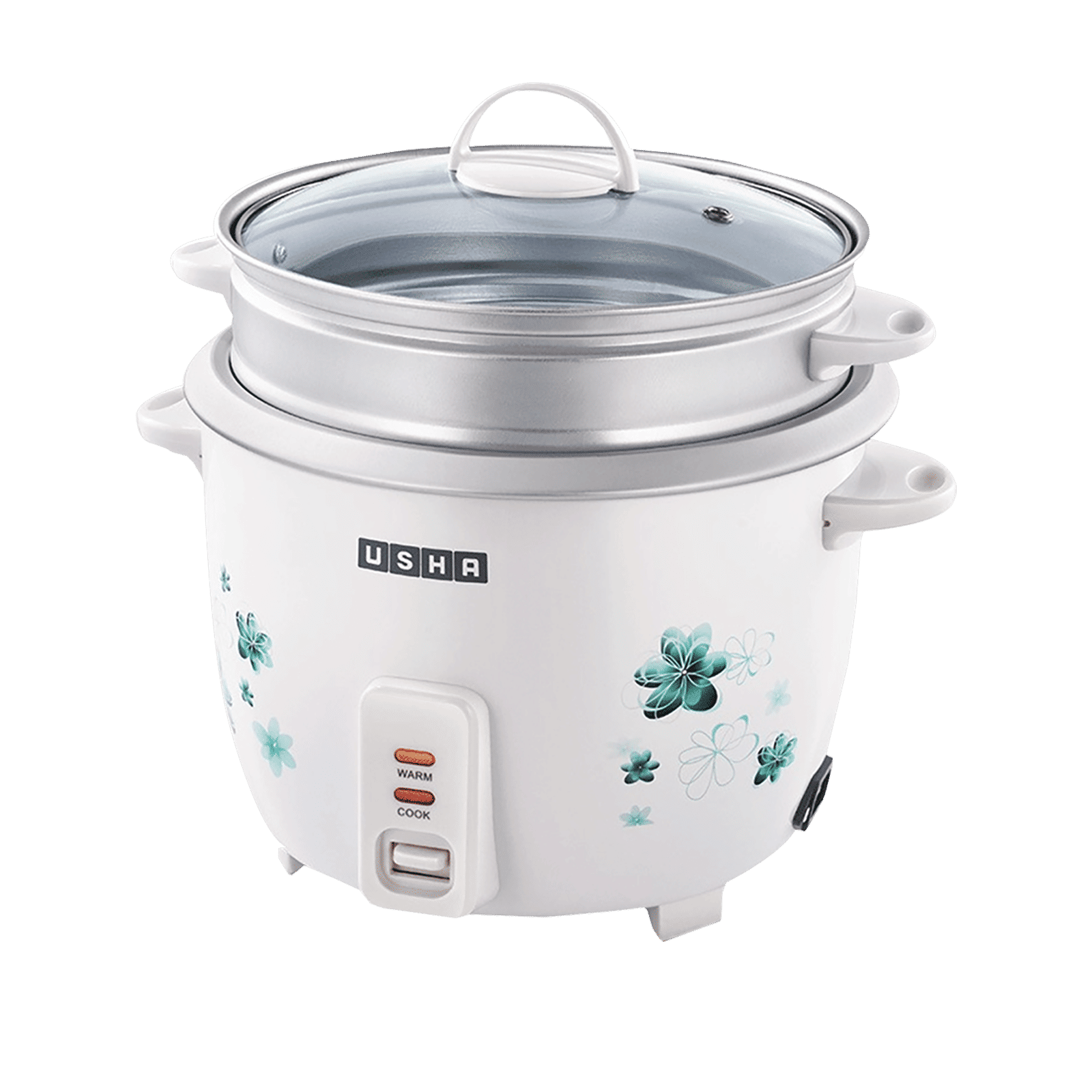 Buy USHA RC18GS2 1.8 Litre Electric Rice Cooker with Keep Warm Function (White) Online Croma